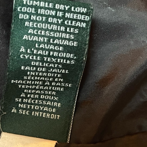 Ralph Lauren Womens Quilted Coat Jacket Black Size Medium - Picture 8 of 11